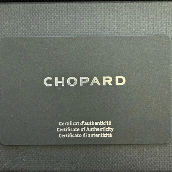 NWT Chopard Brown Sunglasses with Floating Diamonds and Gold Accents - Picture 13 of 13